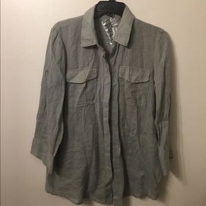 (2352). NWT. Theory blouse.  Size L